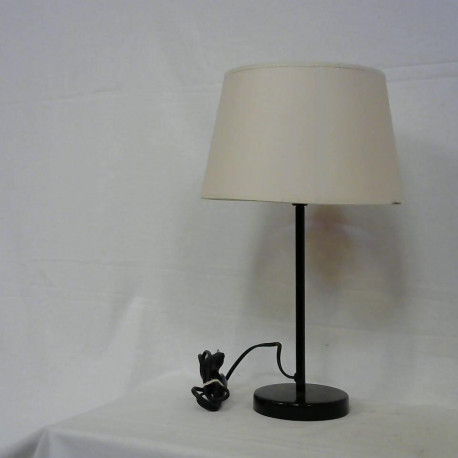 Lampe à poser noire et rose