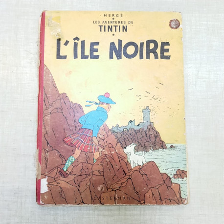 BD Tintin l'île noire