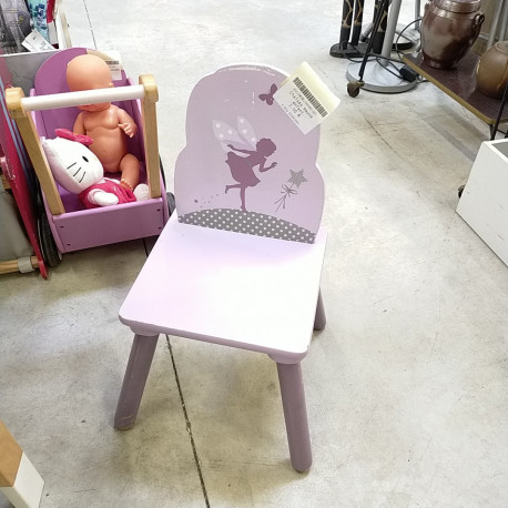 Chaises mauve enfant