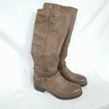 bottes marron clair