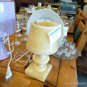 Lampe Albâtre Vintage